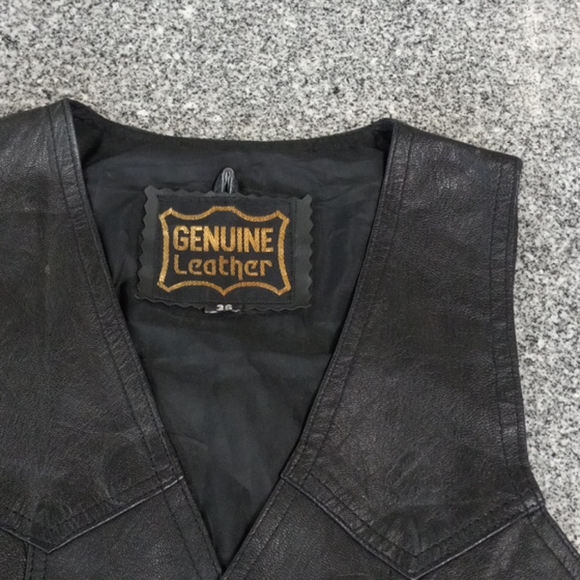 Leather vest - Picture 2 of 6